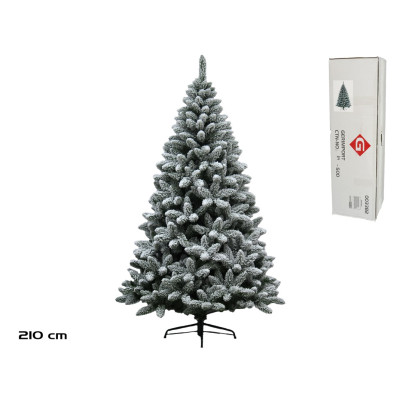 ARVORE NATAL C/NEVE 210CM