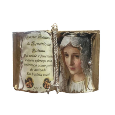 LIVRO DECORATIVO FATIMA...