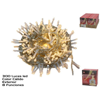 LUZES NATAL C/300 LEDS QUENTE