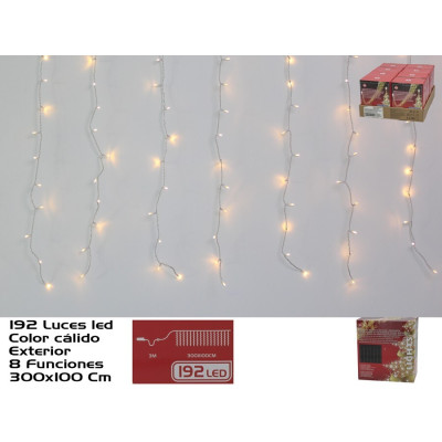 CORTINA EXTERIOR 192 LEDS...
