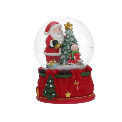 BOLA AGUA PAI NATAL 10X10X14CM