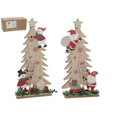 FIGURA ARVORE NATAL 14X5X31CM