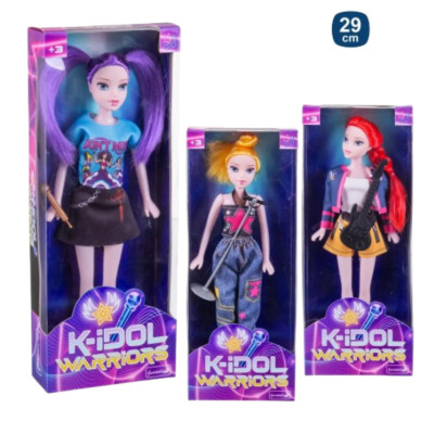 BONECA WARRIORS SORT. 29CM