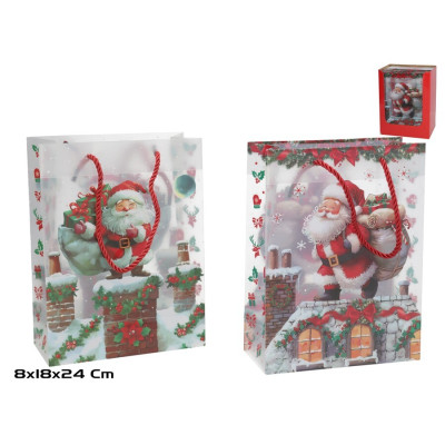 SACO PRESENTE 18X24X8CM