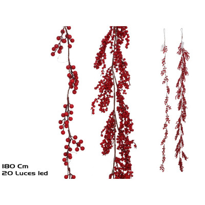 GRINALDA C/20 LEDS 180CM
