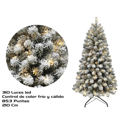 ARVORE NATAL C/LUZ 210CM