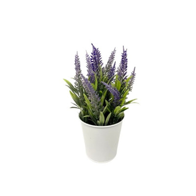 VASO C/FLOR ART. LAVANDA 24cm