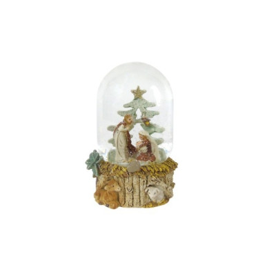 BOLA AGUA  C/PRESEPIO RES.11cm