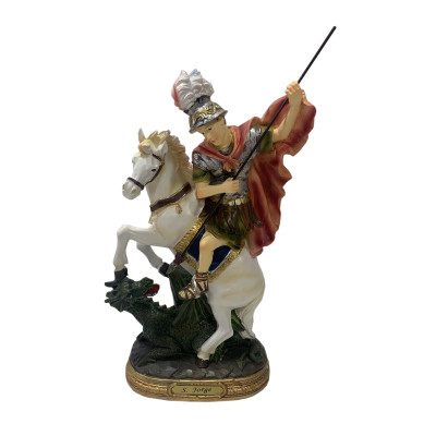 S.JORGE C/CAVALO BR.30cm(cx8)