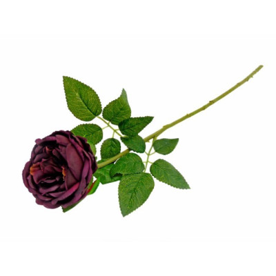 PE FLOR  ARTIFICIAL ROSA 56cm