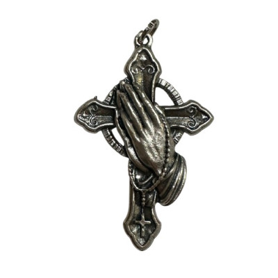 MEDALHA CRUCIFIXO MAOS...