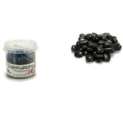 PEDRA DECORATIVA PRETA 1KG