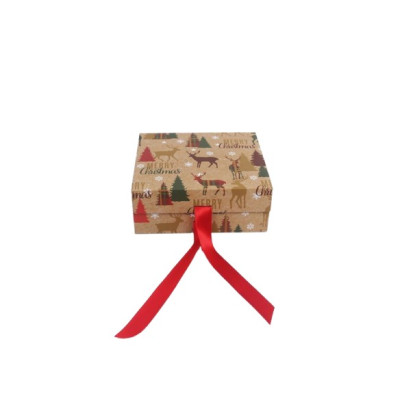 CAIXA CARTAO C/LAÇO NATAL...