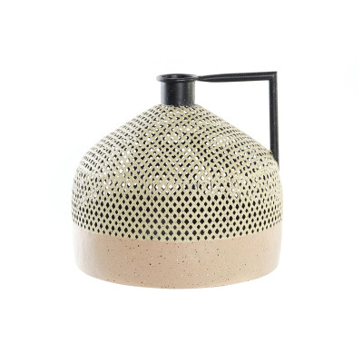 JARRO METAL CASTANHO 32X32X28