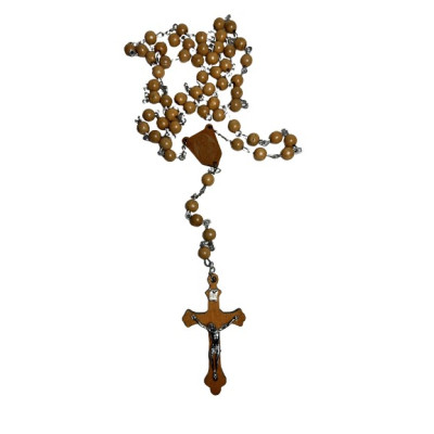 TERÇO MAD.GIGANTE CAST./ESCURO