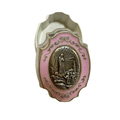 CAIXA METAL FATIMA ROSA PRAT.