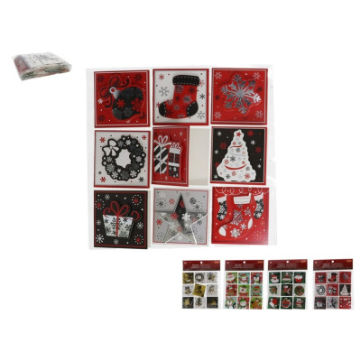 EMB. C/9 AUTOCOLANTES NATAL...