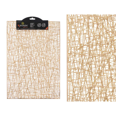 INDIVIDUAL P/MESA C/DOURADO