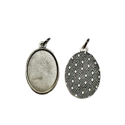 MEDALHA S/IMAGEM PRATEADA 3cm