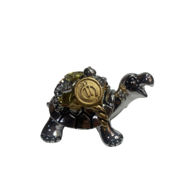 TARTARUGA PRATA C/ MOEDAS...