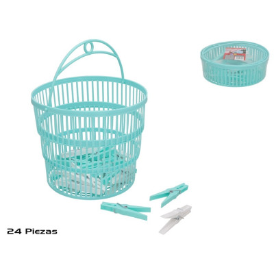 CESTO C/MOLAS 20X20X6.5CM