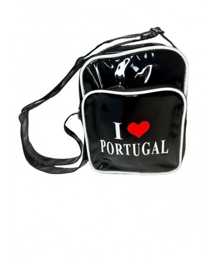 MALA TIRACOLO PVC "I LOVE PORTUGAL"